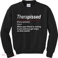 Therapissed Funny Definition Kids Sweatshirt thumb 0