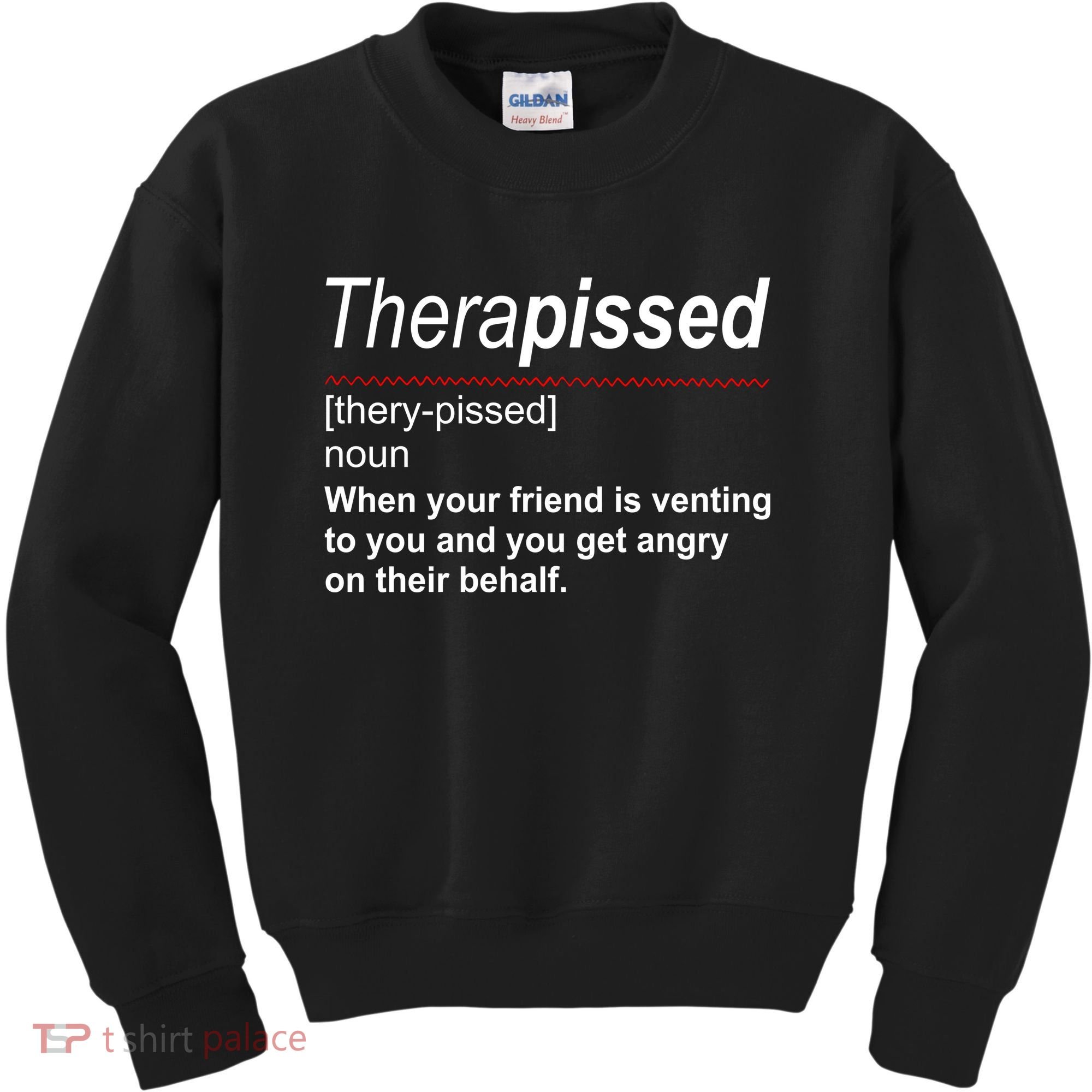 Therapissed Funny Definition Kids Sweatshirt