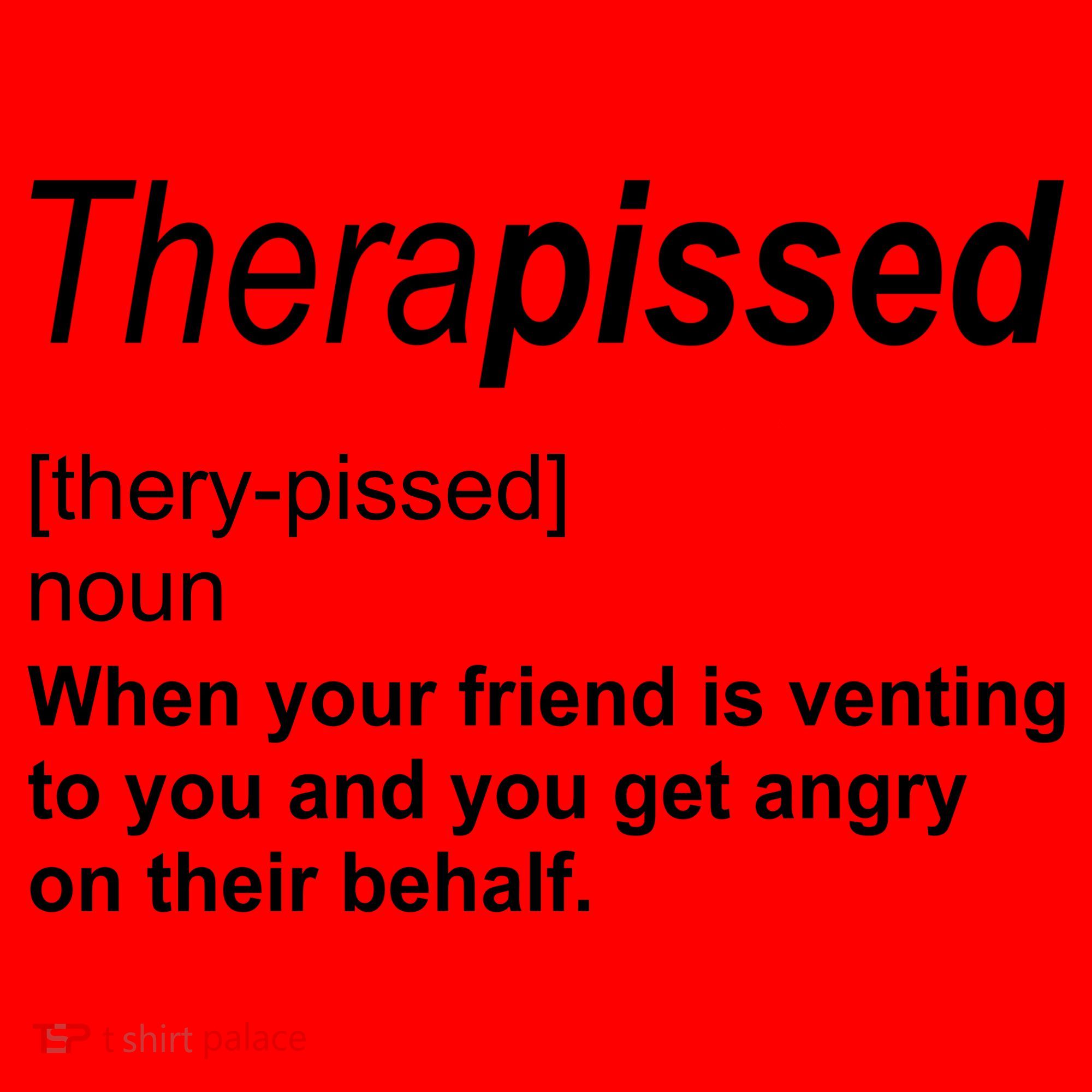 Therapissed Funny Definition Santa Hat