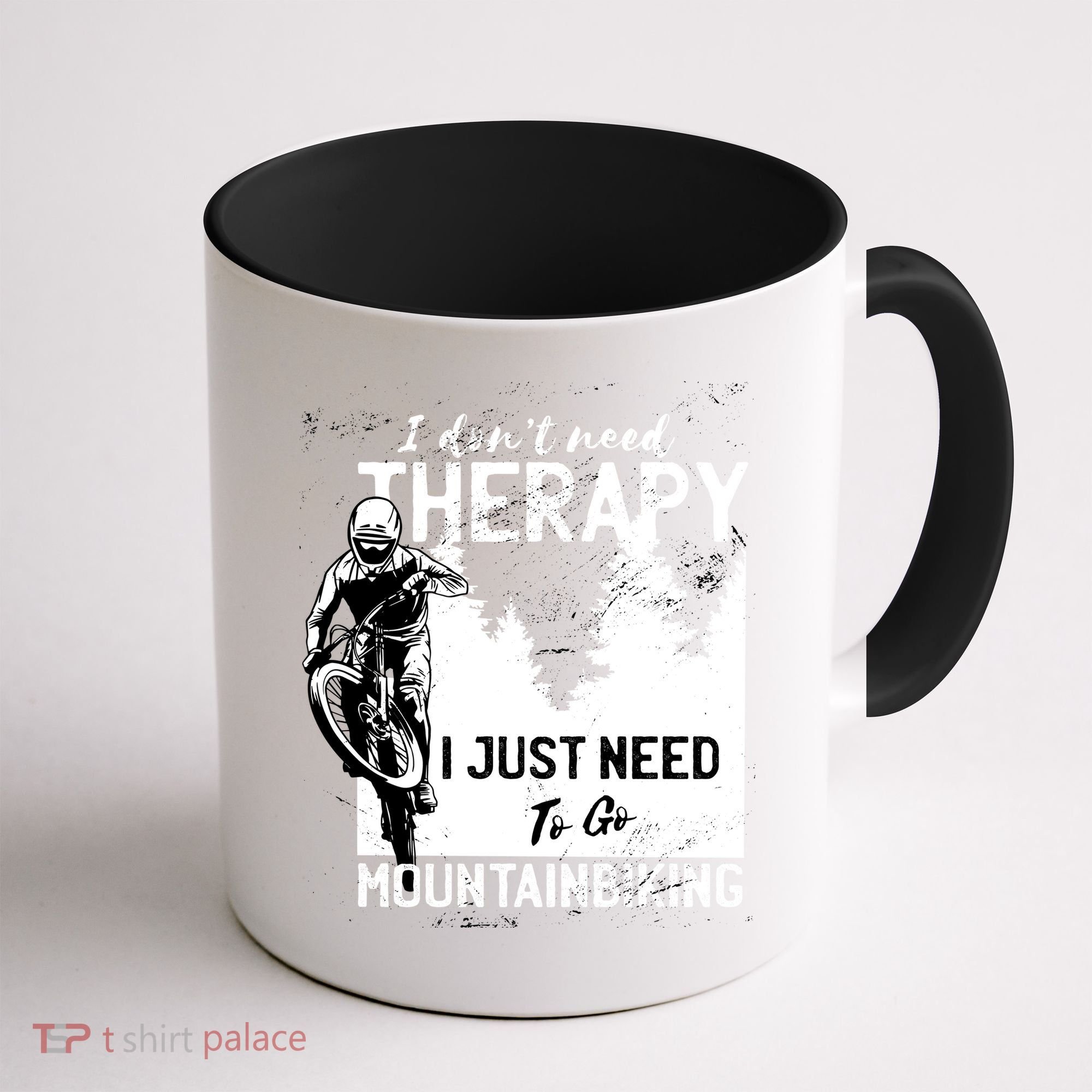 Therapy Mountain Biking Coffee Mug
