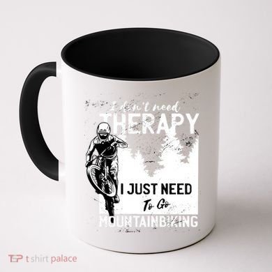 Therapy Mountain Biking Coffee Mug