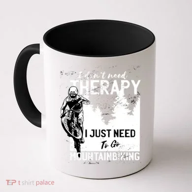 Therapy Mountain Biking Coffee Mug