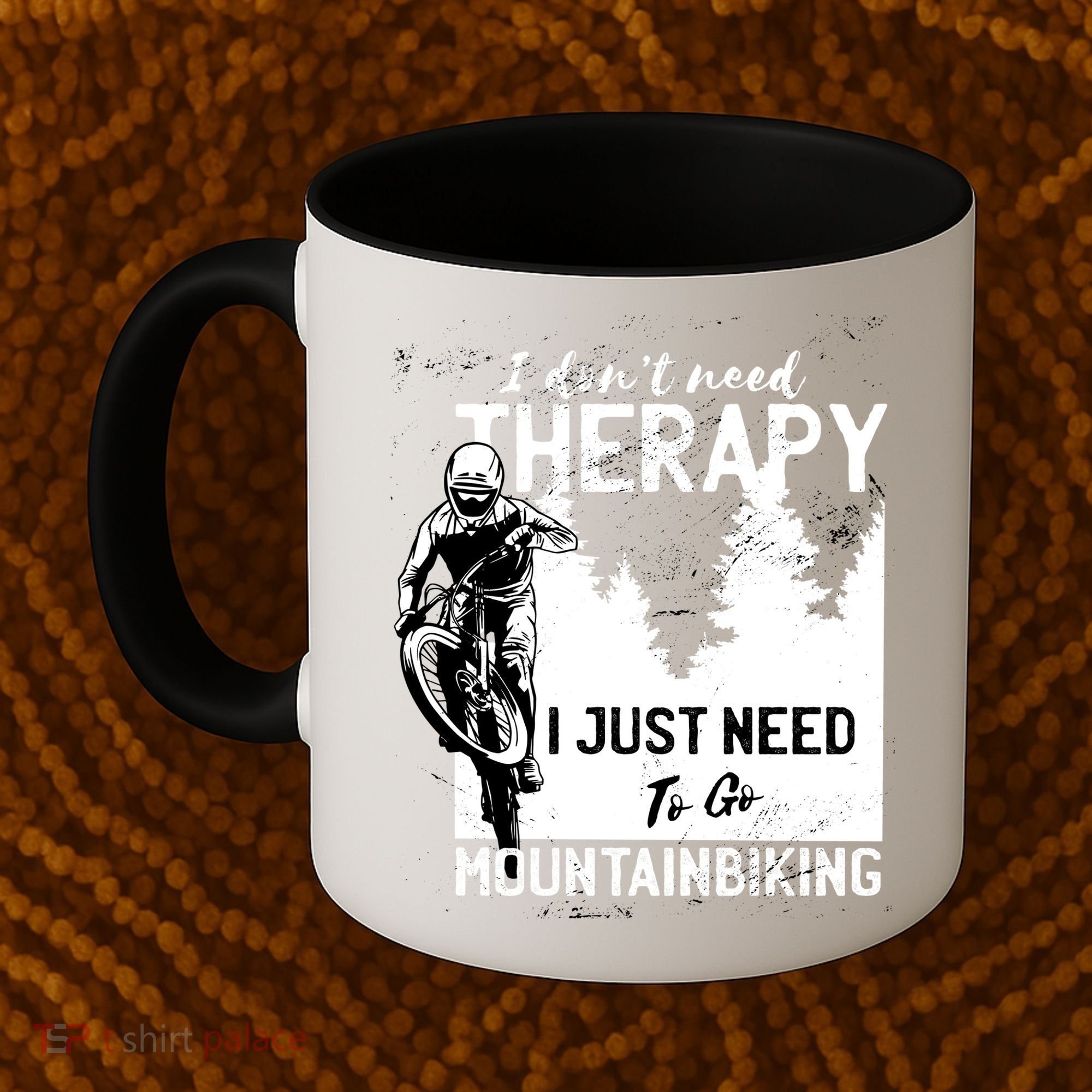Therapy Mountain Biking Coffee Mug