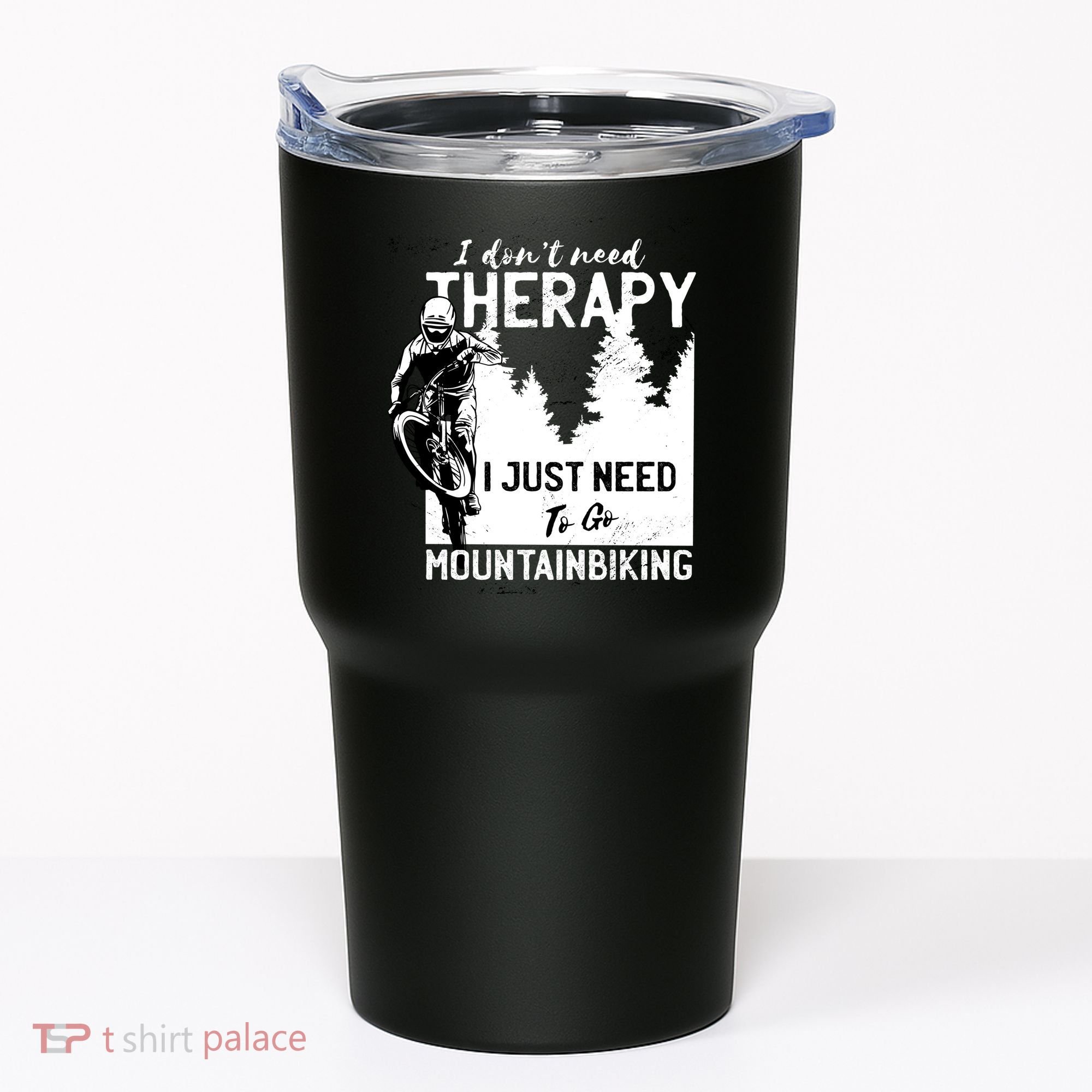 Therapy Mountain Biking Tumbler