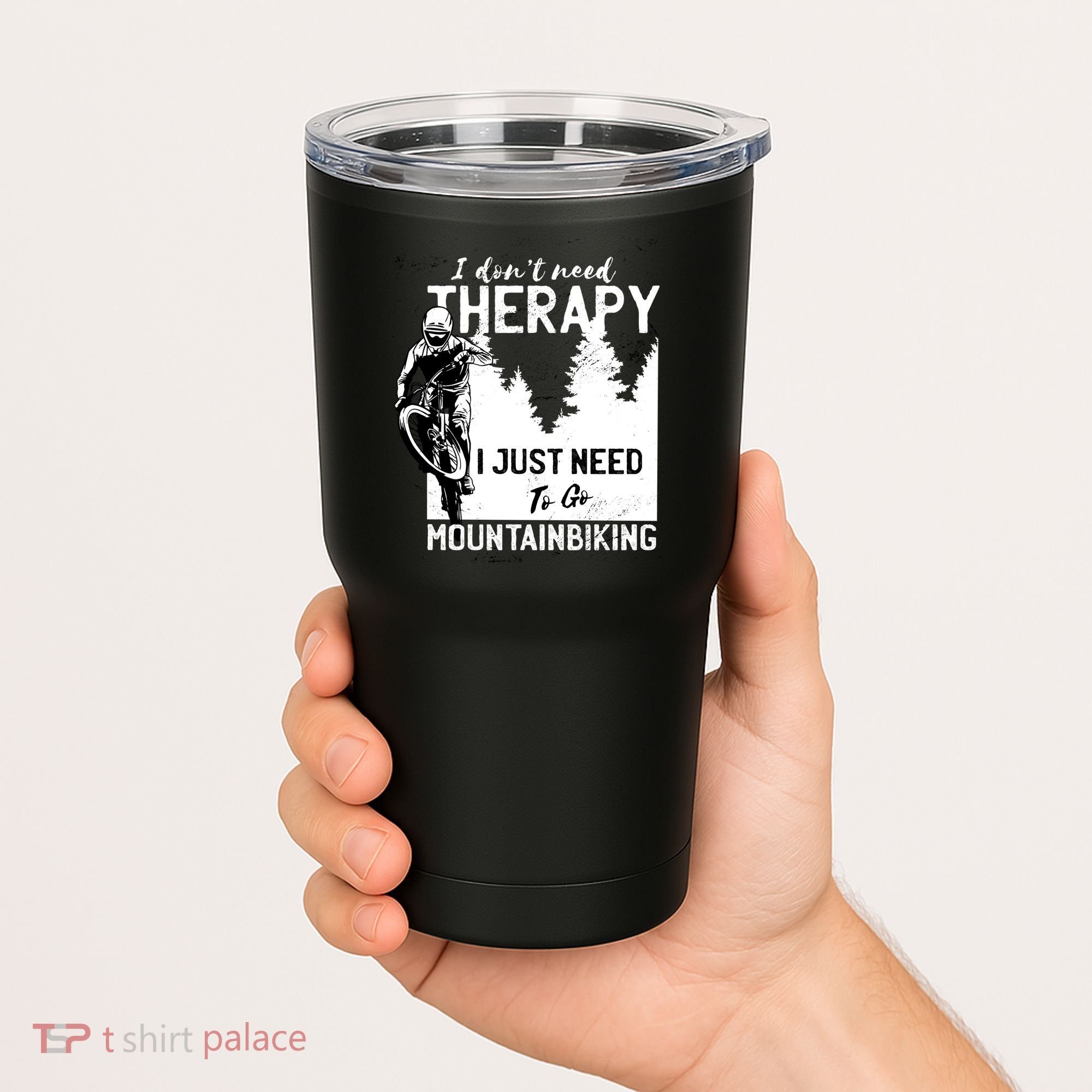 Therapy Mountain Biking Tumbler