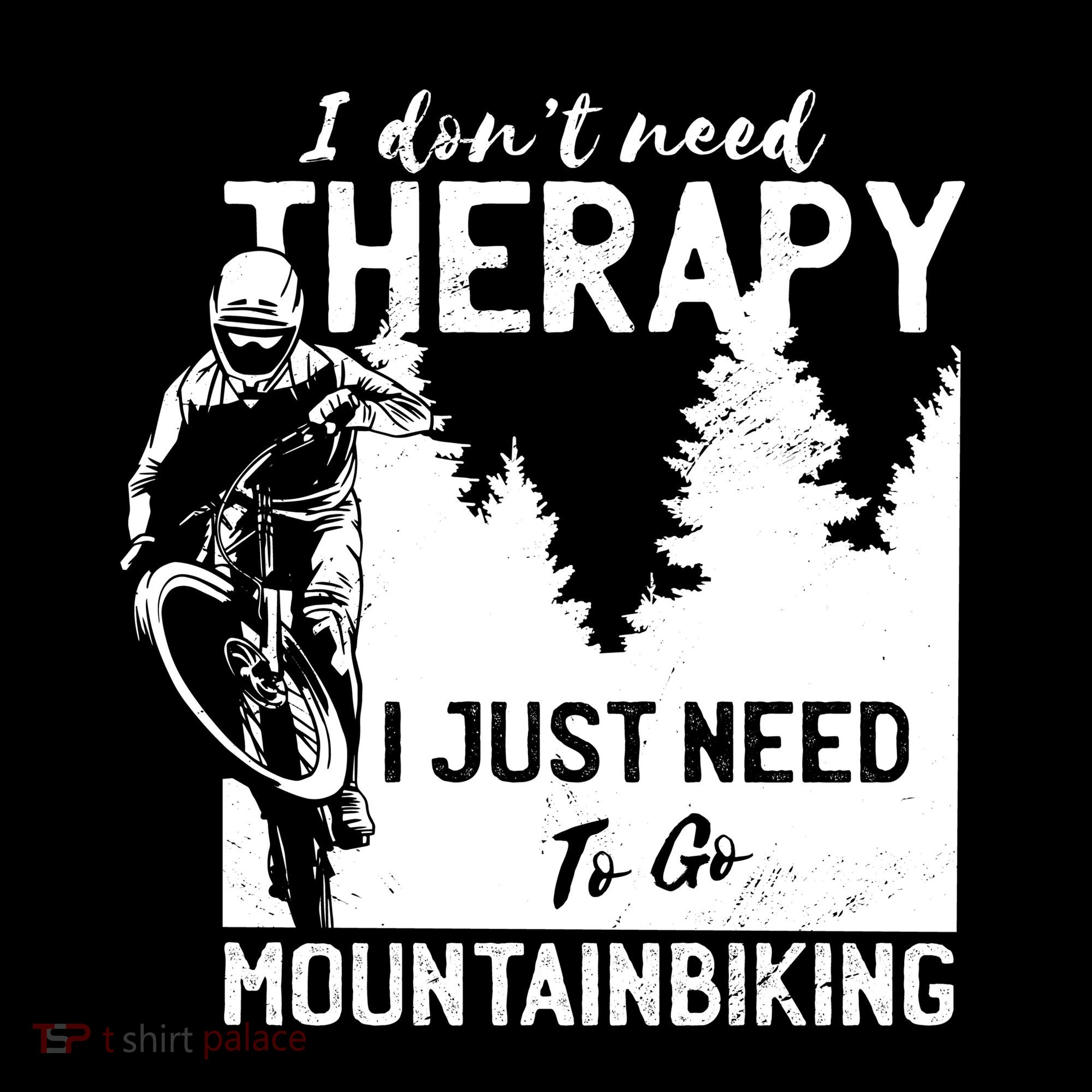 Therapy Mountain Biking Ornament