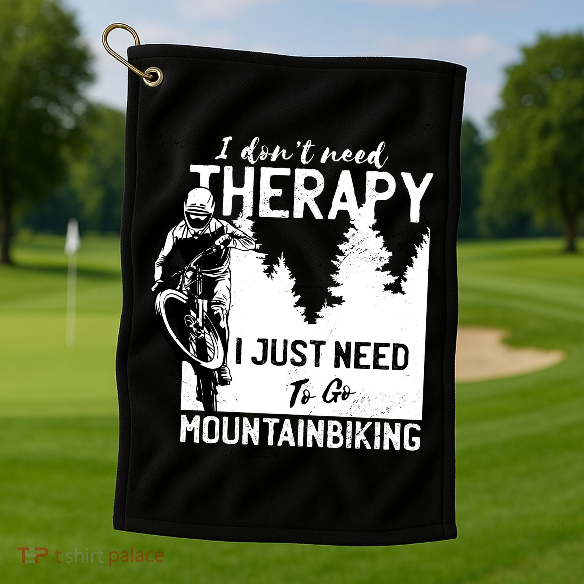 Therapy Mountain Biking Golf Towel