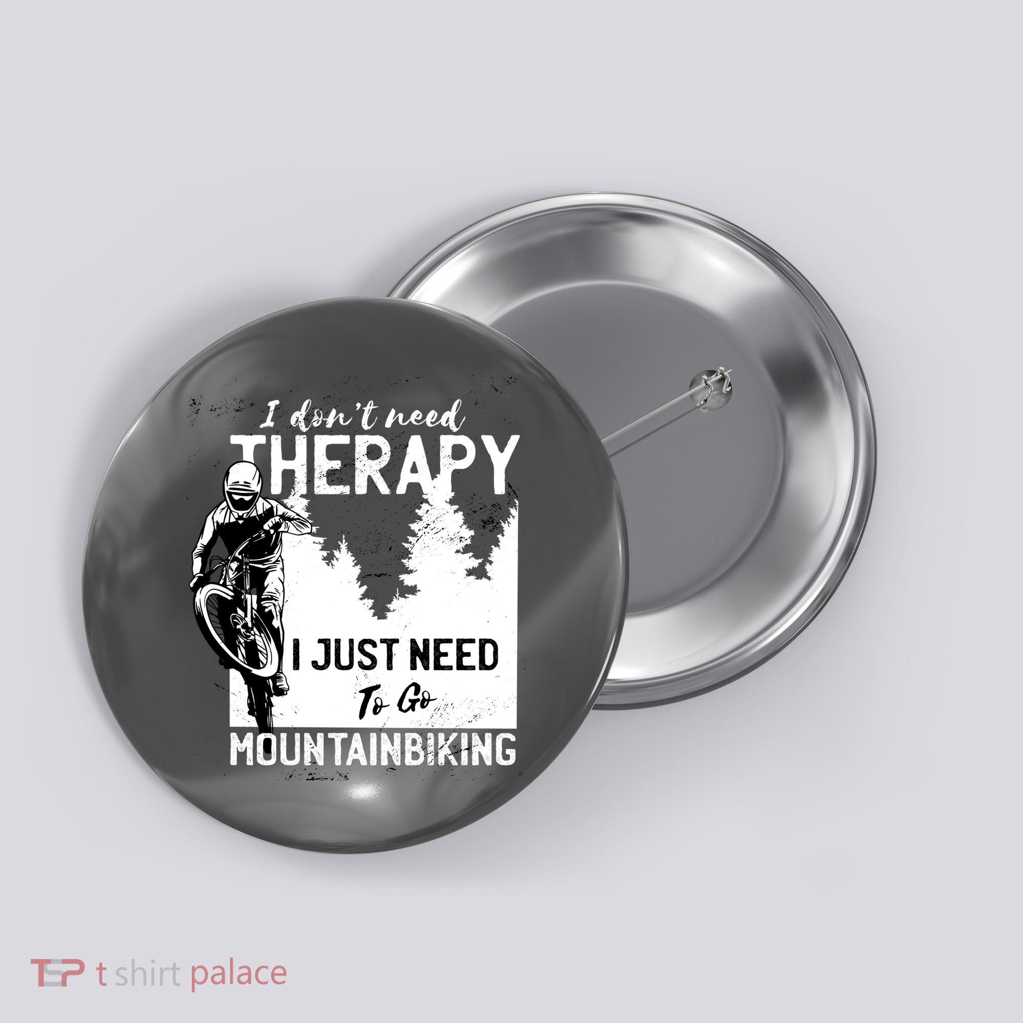 Therapy Mountain Biking Button