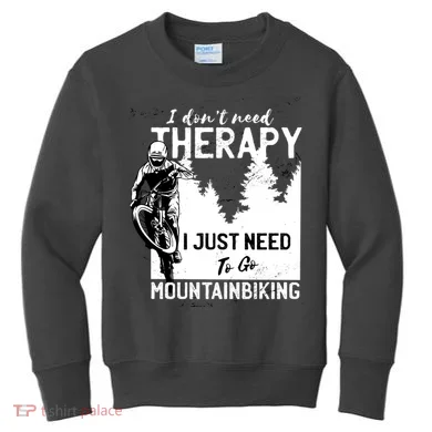 Therapy Mountain Biking Kids Sweatshirt