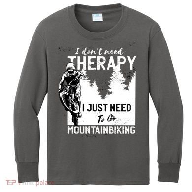 Therapy Mountain Biking Kids Long Sleeve Shirt