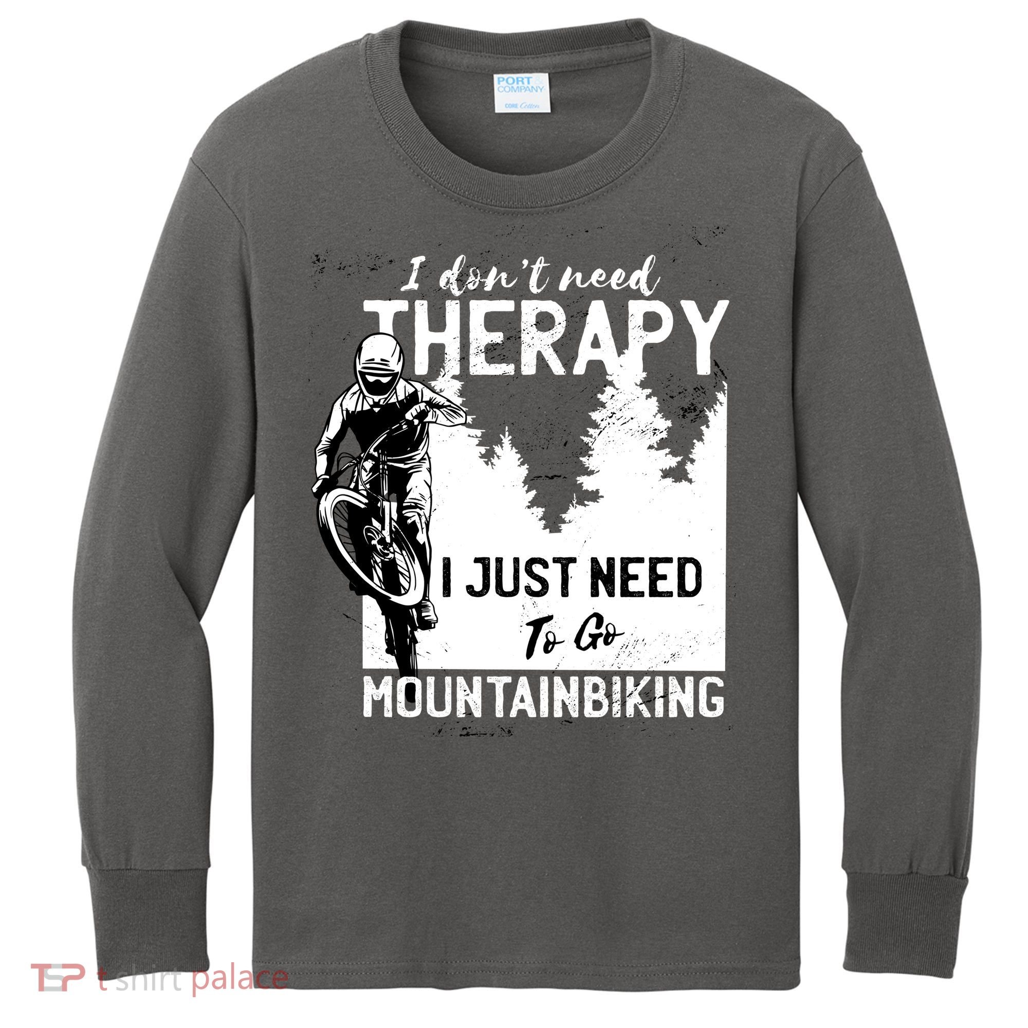 Therapy Mountain Biking Kids Long Sleeve Shirt