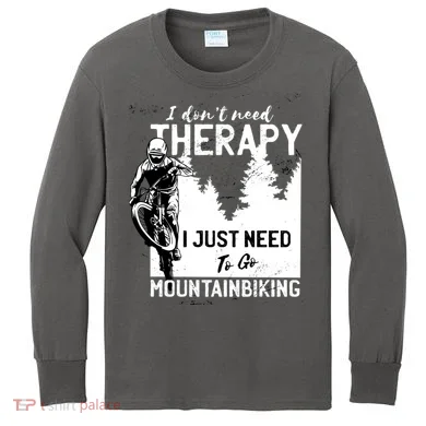 Therapy Mountain Biking Kids Long Sleeve Shirt
