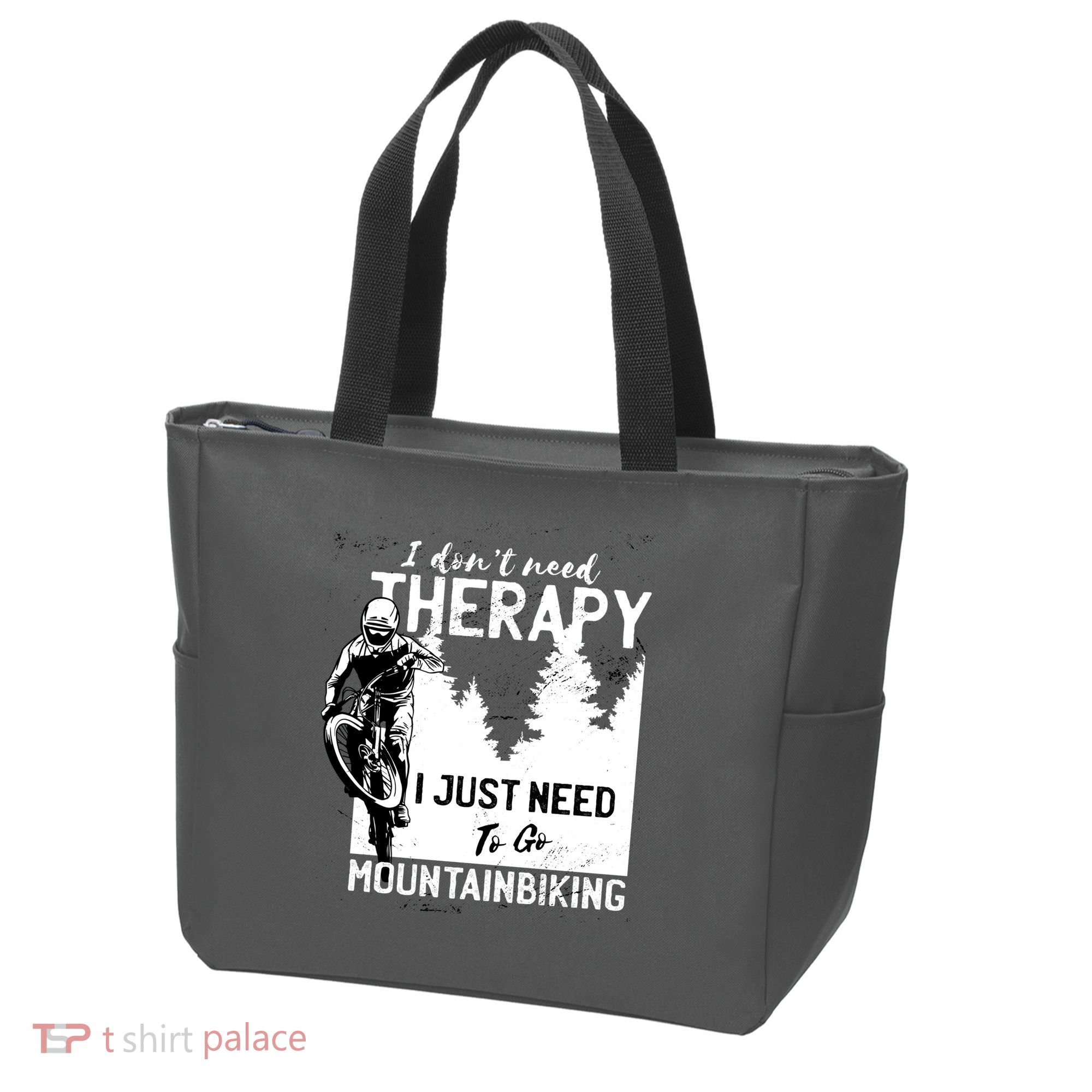 Therapy Mountain Biking Tote Bag