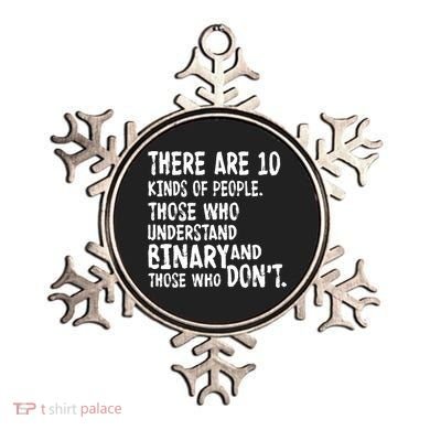 There Are 10 Kind of People Binary Ornament