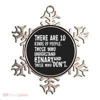 There Are 10 Kind of People Binary Ornament thumb 0