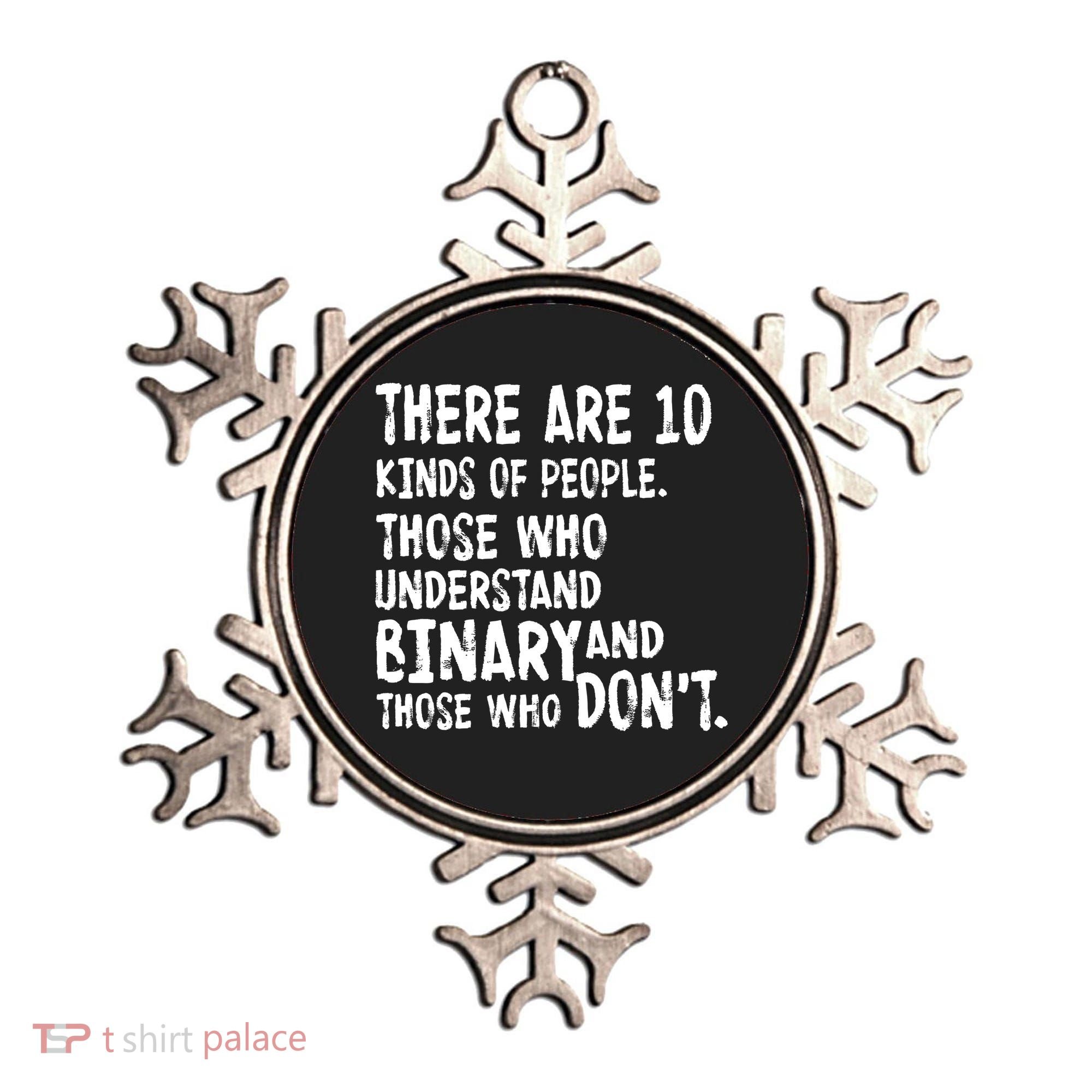 There Are 10 Kind of People Binary Ornament