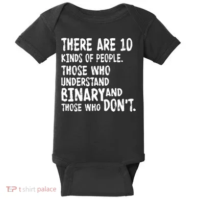 There Are 10 Kind of People Binary Baby Bodysuit