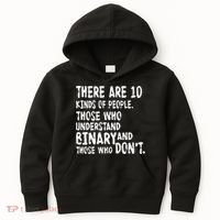 There Are 10 Kind of People Binary Kids Hoodie thumb 0