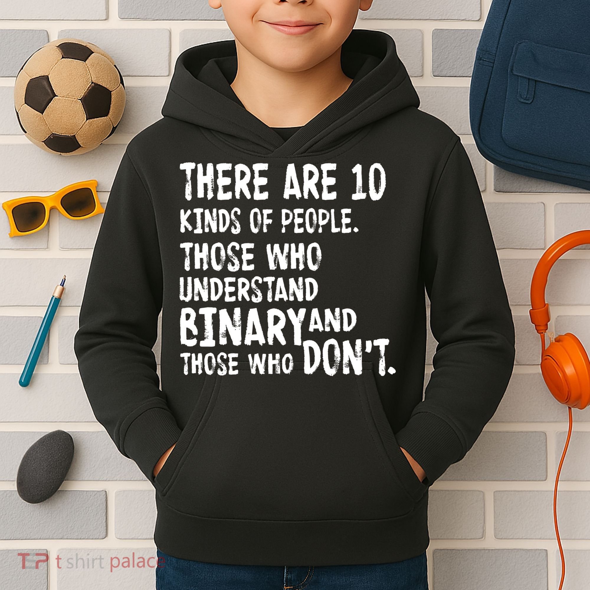 There Are 10 Kind of People Binary Kids Hoodie