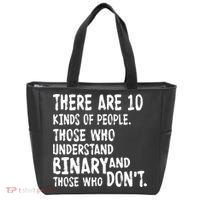 There Are 10 Kind of People Binary Tote Bag thumb 0
