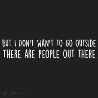 There Are People Outside Funny Meme Beanie thumb 2