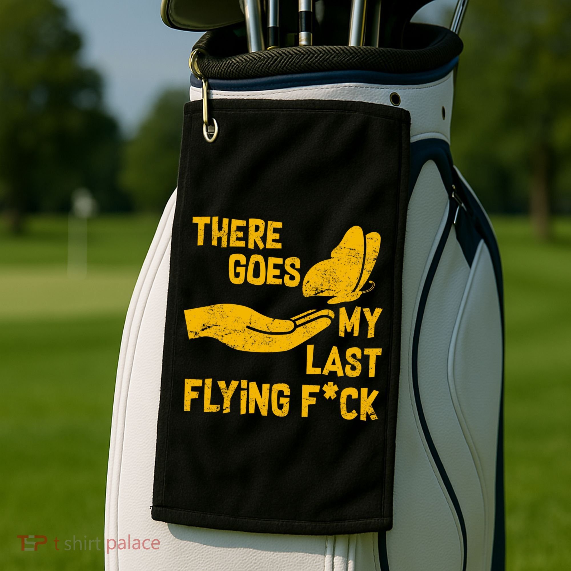 There Goes My Last Flying F*ck Golf Towel