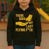 There Goes My Last Flying F*ck Kids Hoodie thumb 3