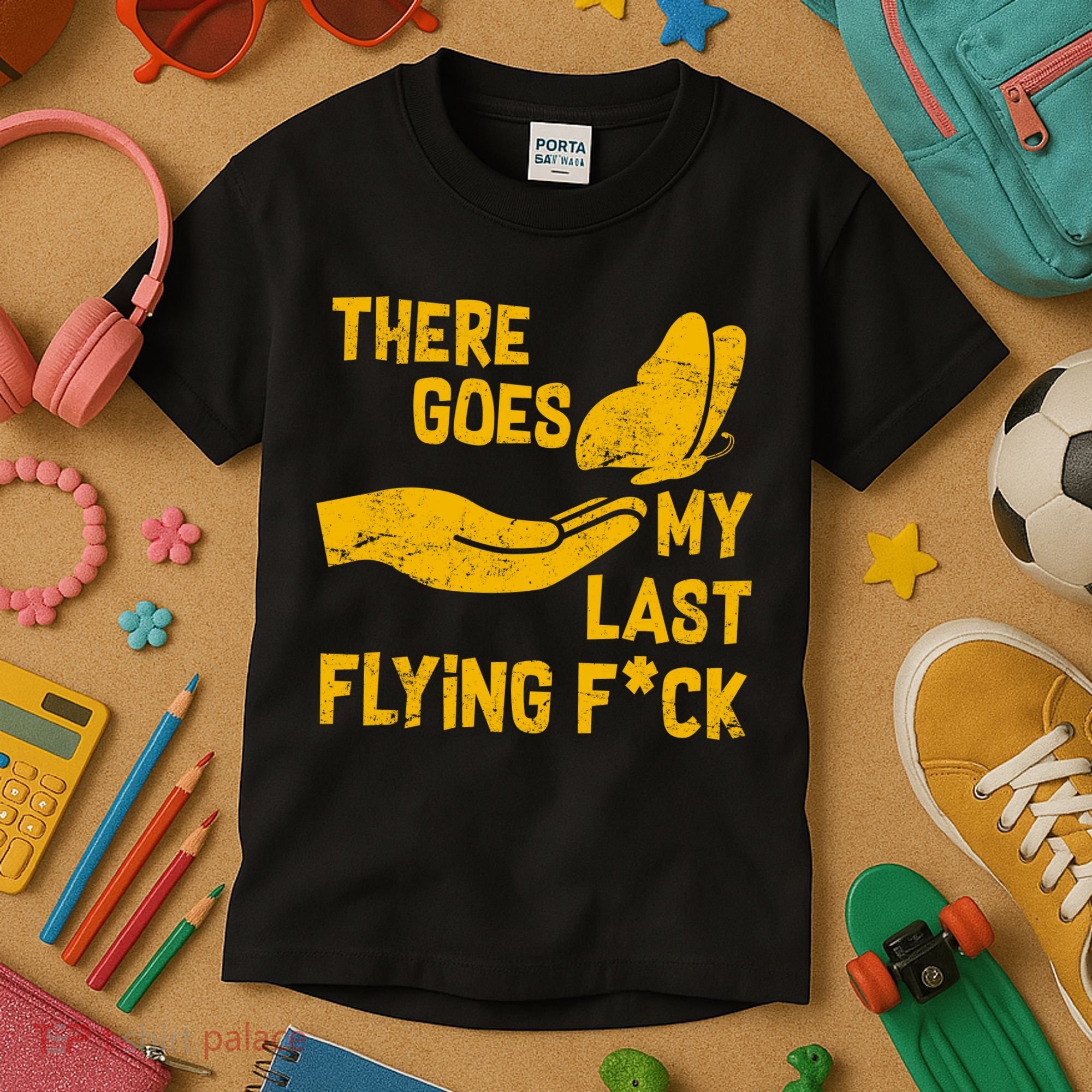 There Goes My Last Flying F*ck Kids T-Shirt