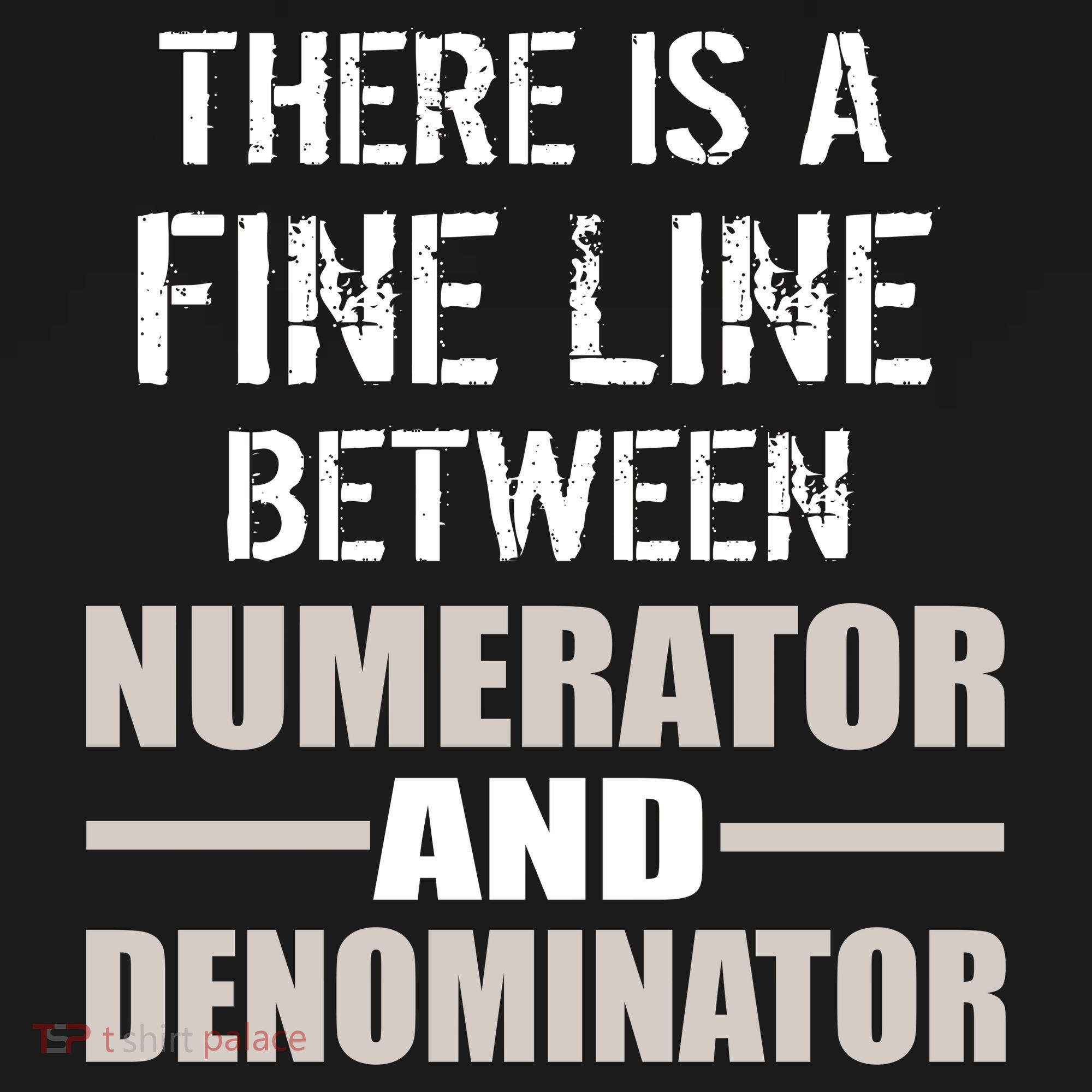There Is A Fine Line Between Numerator And Denominator Doggie Tank