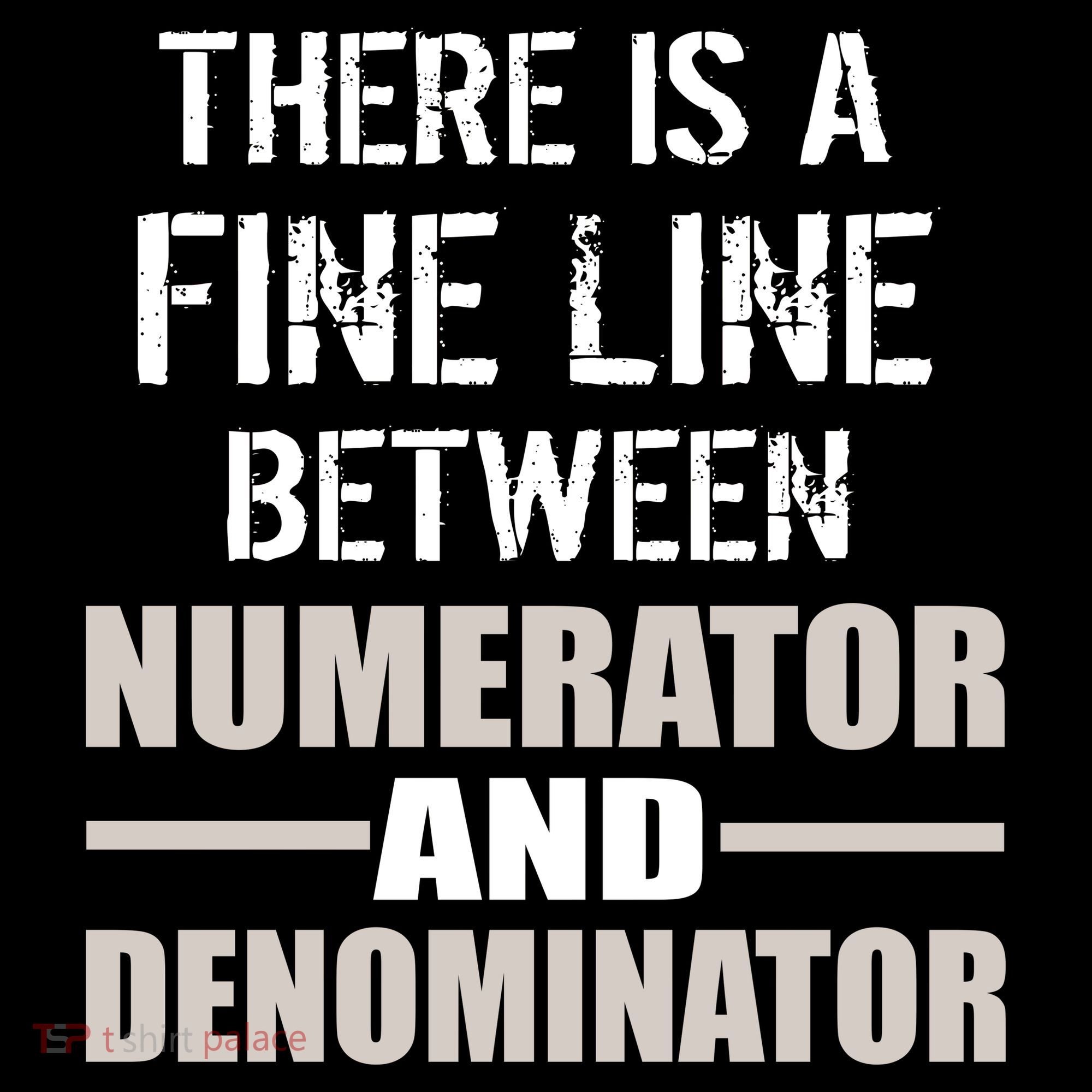 There Is A Fine Line Between Numerator And Denominator Backpack