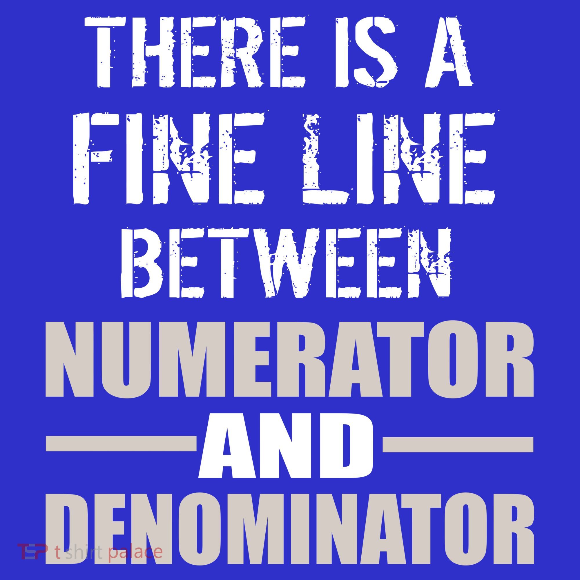 There Is A Fine Line Between Numerator And Denominator Hoodie