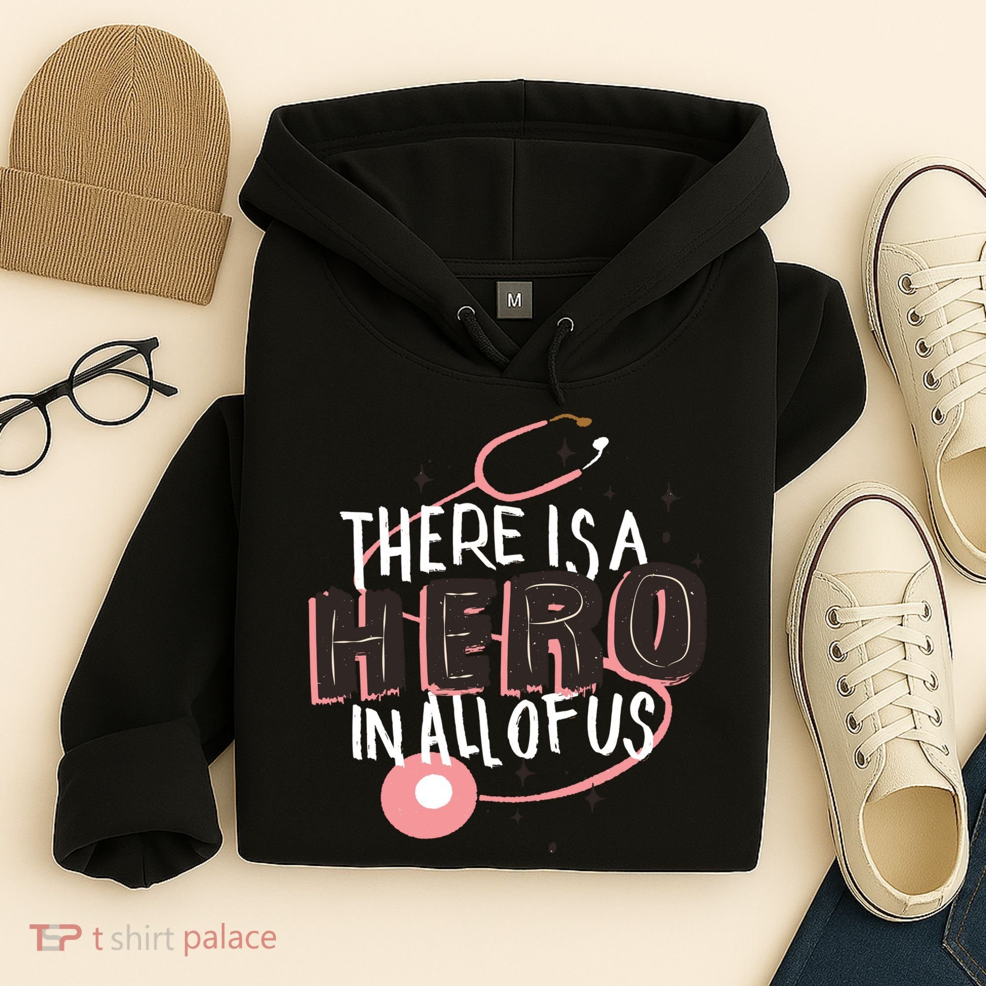 There Is A Hero In All Of Us Nurses Doctors Hoodie