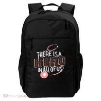There Is A Hero In All Of Us Nurses Doctors Backpack thumb 0