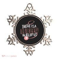 There Is A Hero In All Of Us Nurses Doctors Ornament thumb 0