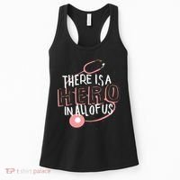 There Is A Hero In All Of Us Nurses Doctors Women's Tank Top thumb 0