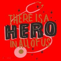 There Is A Hero In All Of Us Nurses Doctors Santa Hat thumb 1