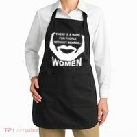 There is A Name For People Without Beards Women Apron thumb 2