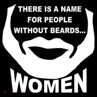 There is A Name For People Without Beards Women Ornament thumb 1