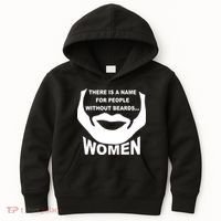 There is A Name For People Without Beards Women Kids Hoodie thumb 0