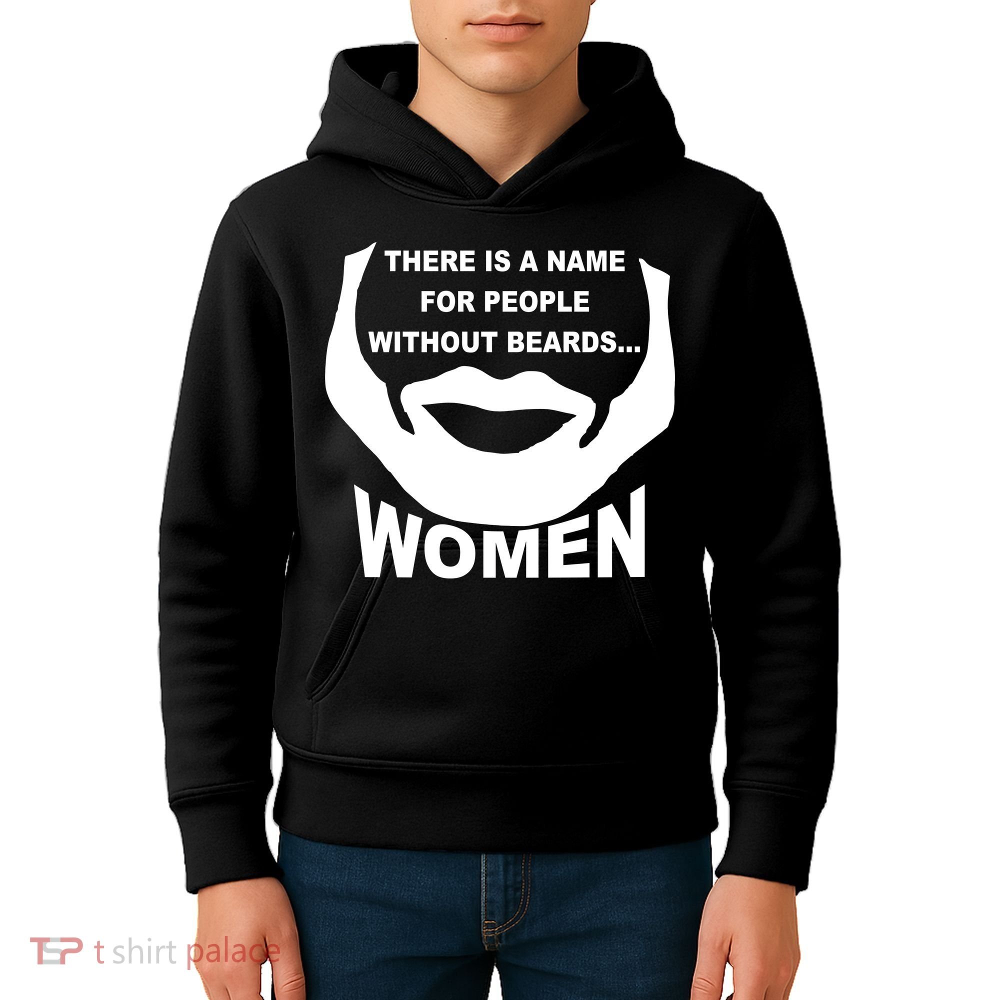 There is A Name For People Without Beards Women Kids Hoodie