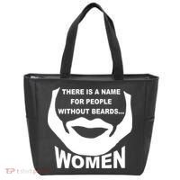 There is A Name For People Without Beards Women Tote Bag thumb 0