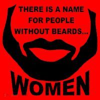 There is A Name For People Without Beards Women Santa Hat thumb 1
