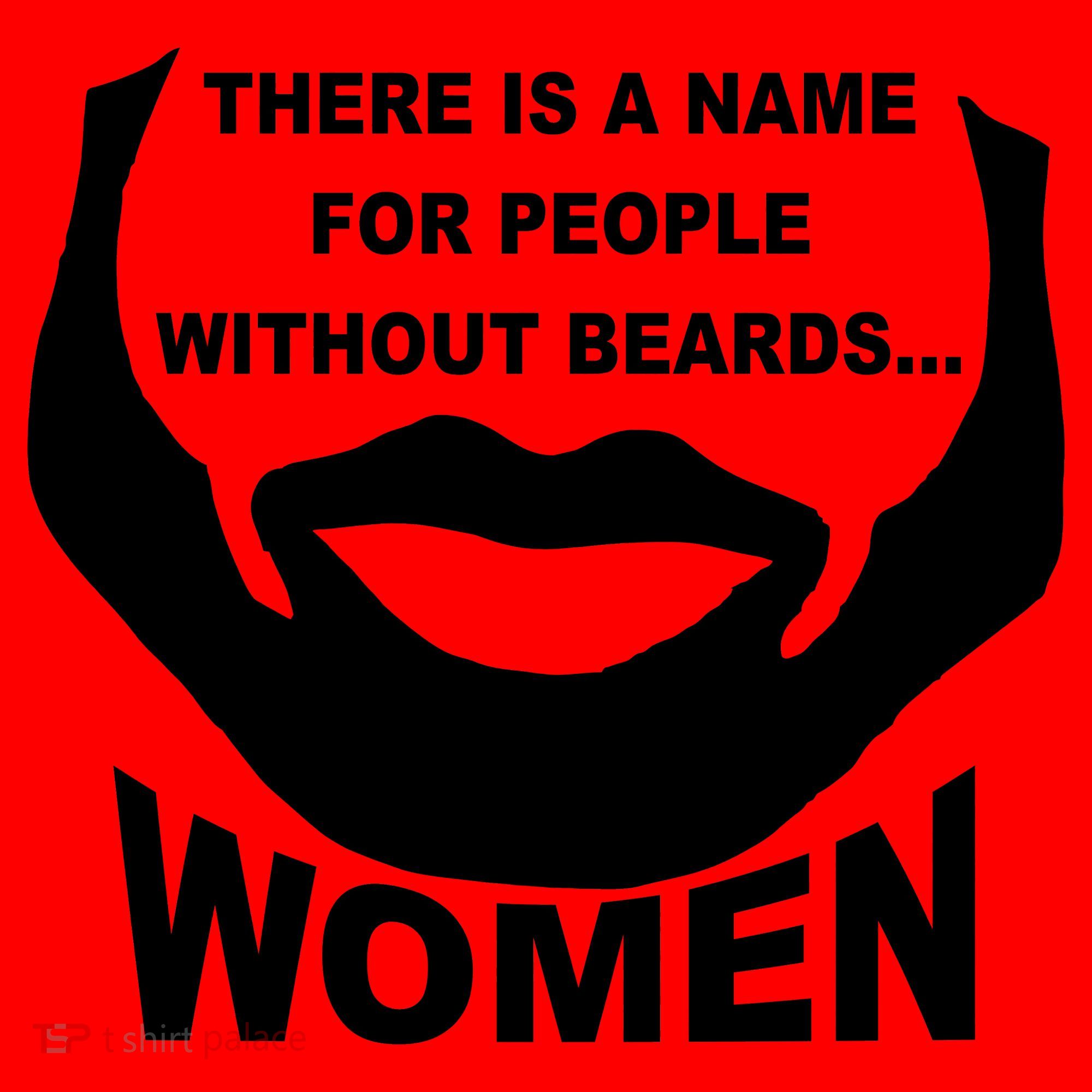 There is A Name For People Without Beards Women Santa Hat