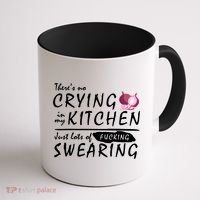 There Is No Crying In My Kitchen Coffee Mug thumb 1