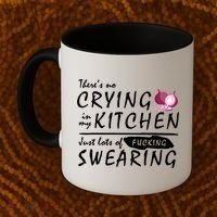There Is No Crying In My Kitchen Coffee Mug thumb 2