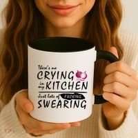 There Is No Crying In My Kitchen Coffee Mug thumb 3