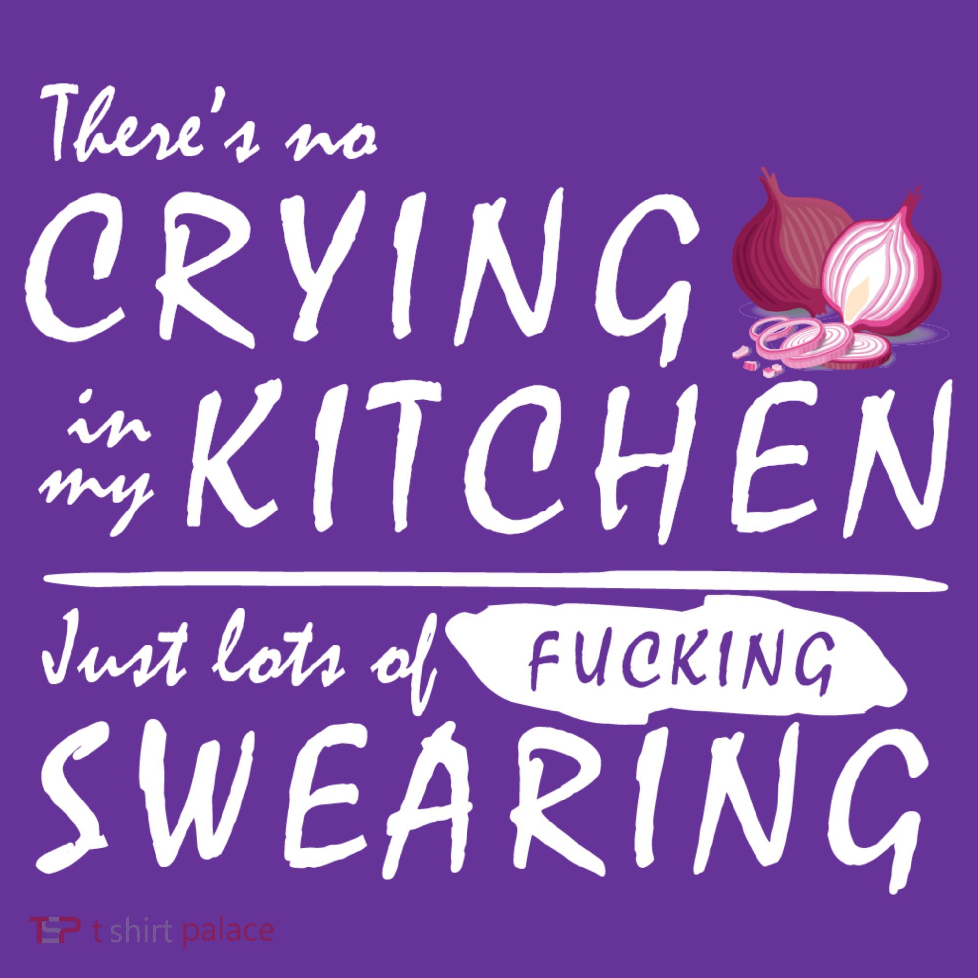 There Is No Crying In My Kitchen Coaster