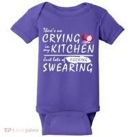 There Is No Crying In My Kitchen Baby Bodysuit thumb 0
