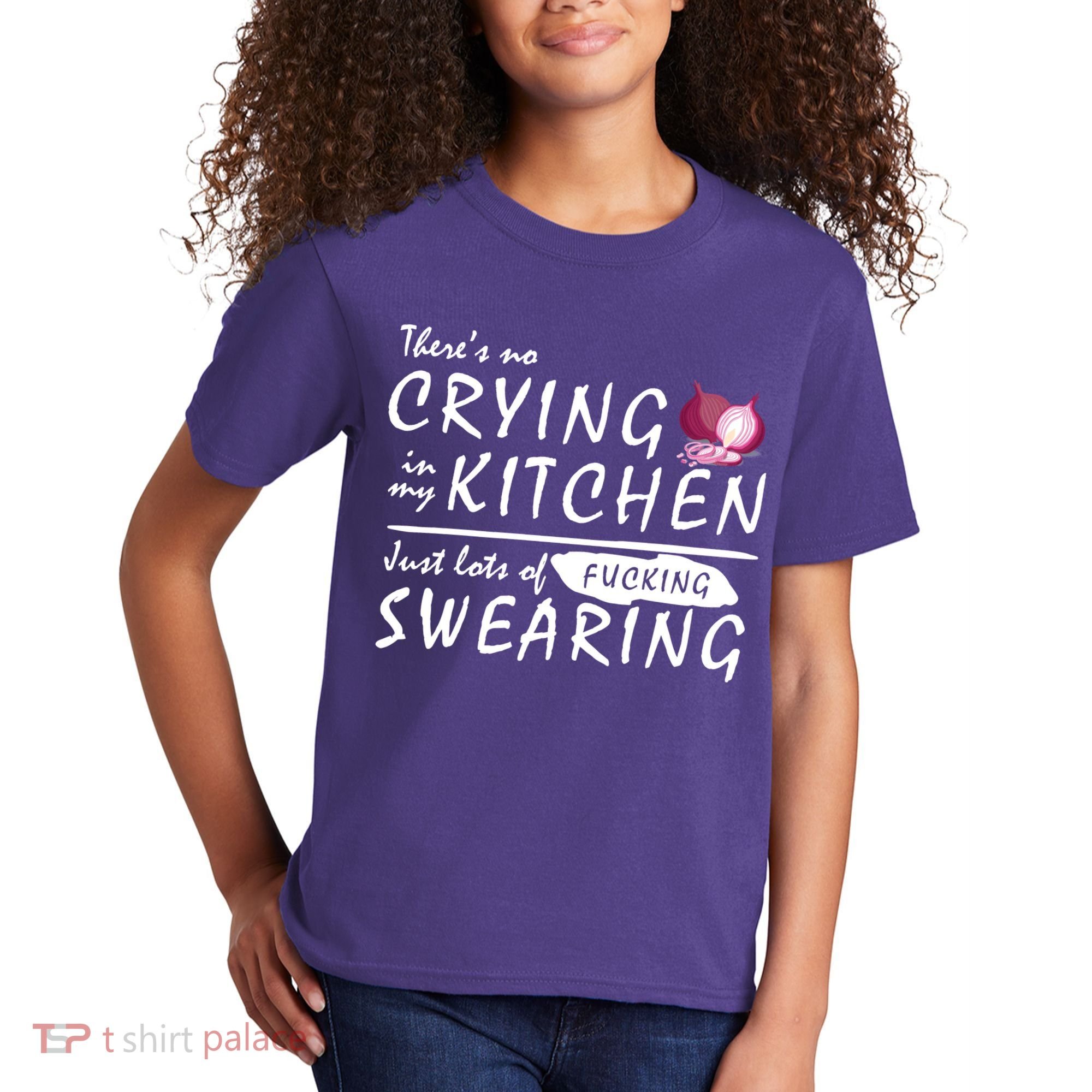There Is No Crying In My Kitchen Kids T-Shirt