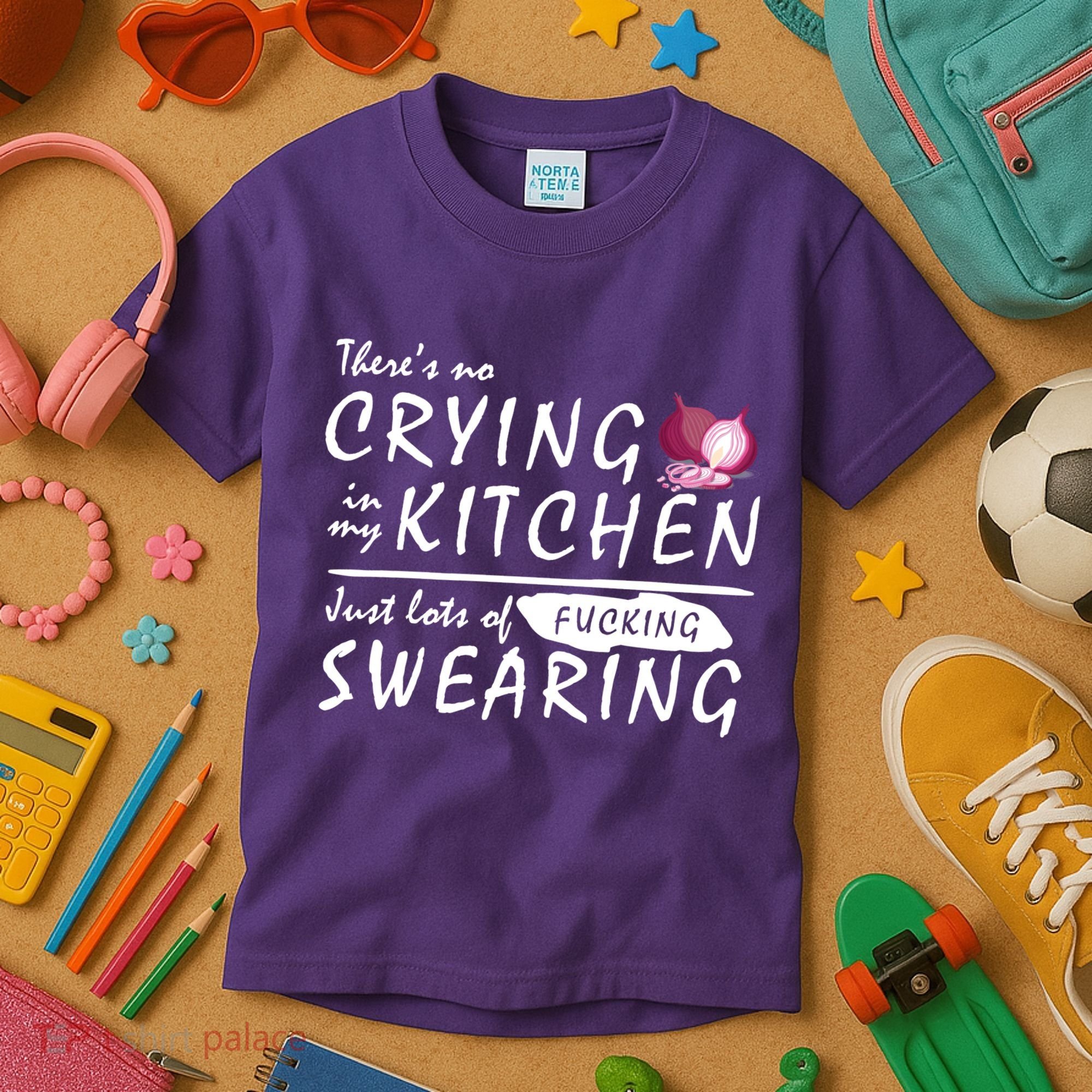 There Is No Crying In My Kitchen Kids T-Shirt